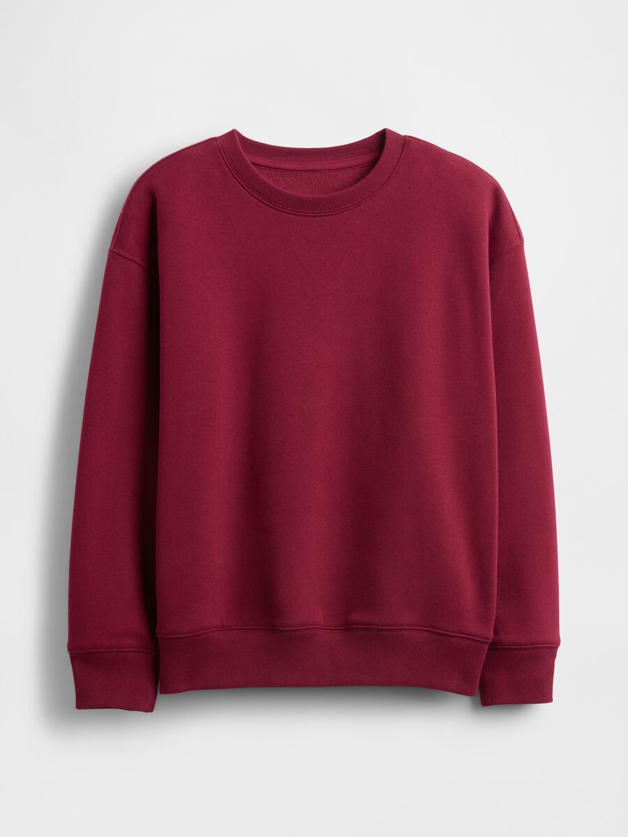 Red crewneck sweatshirt_4