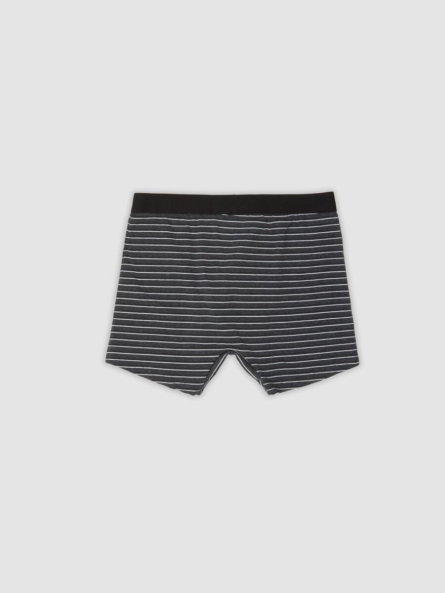 Tripack boxer midi grigi in cotone organico elasticizzato_2