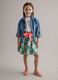 Girls' multicolour pure cotton skirt with butterflies_0