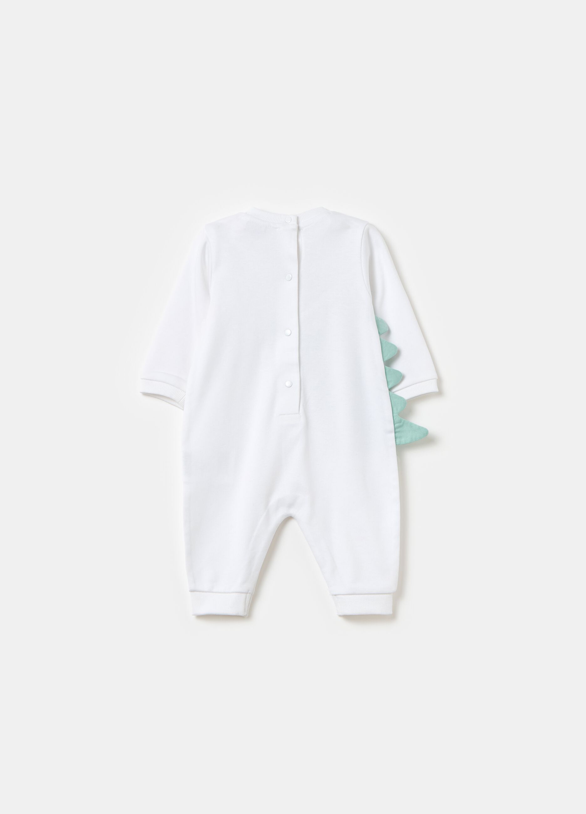 Onesie with crocodile print