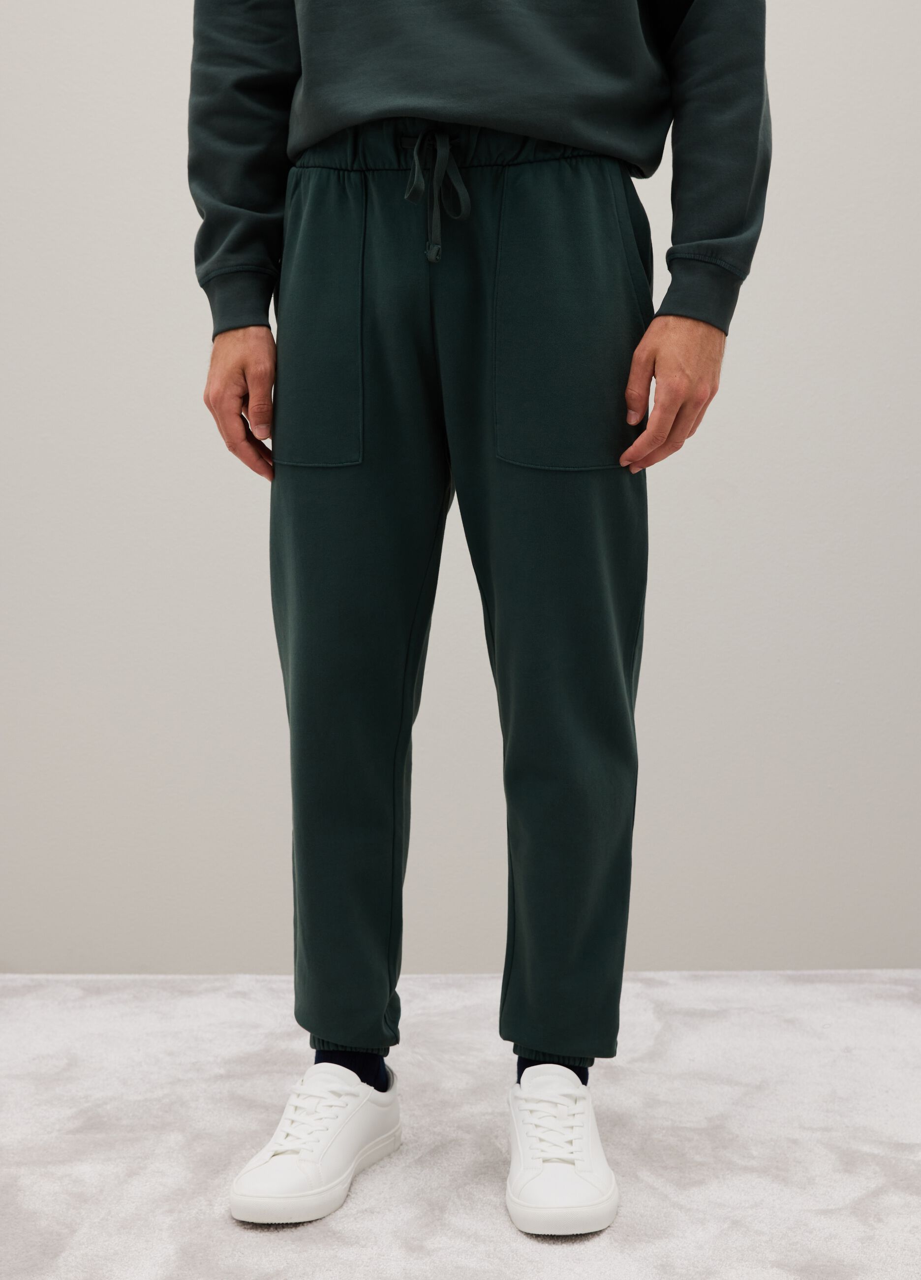 Green Cotton Trousers