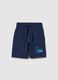 Boys&rsquo; blue shorts in 100% cotton with regular fit_0