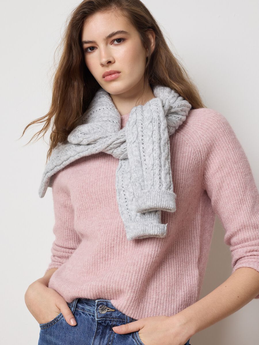 Pink Regular Fit Sweater_0