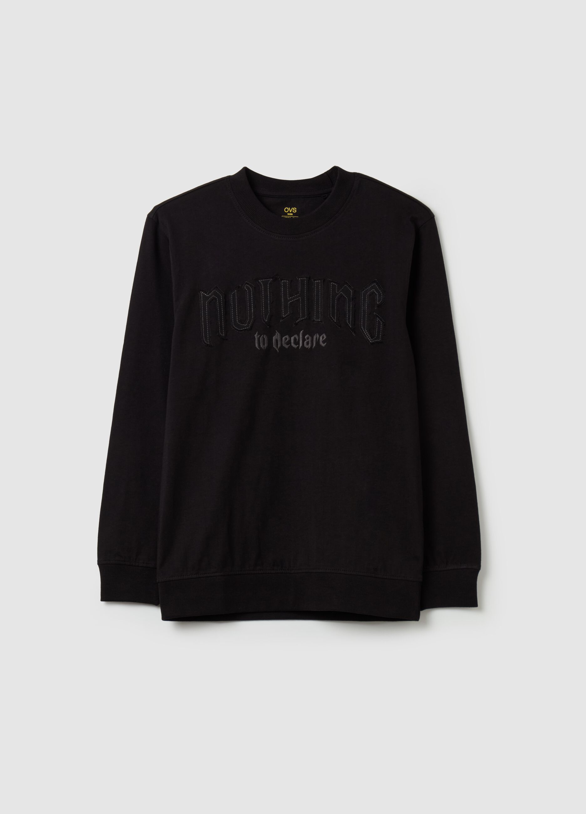 "Nothing to declare" T-shirt in cotton