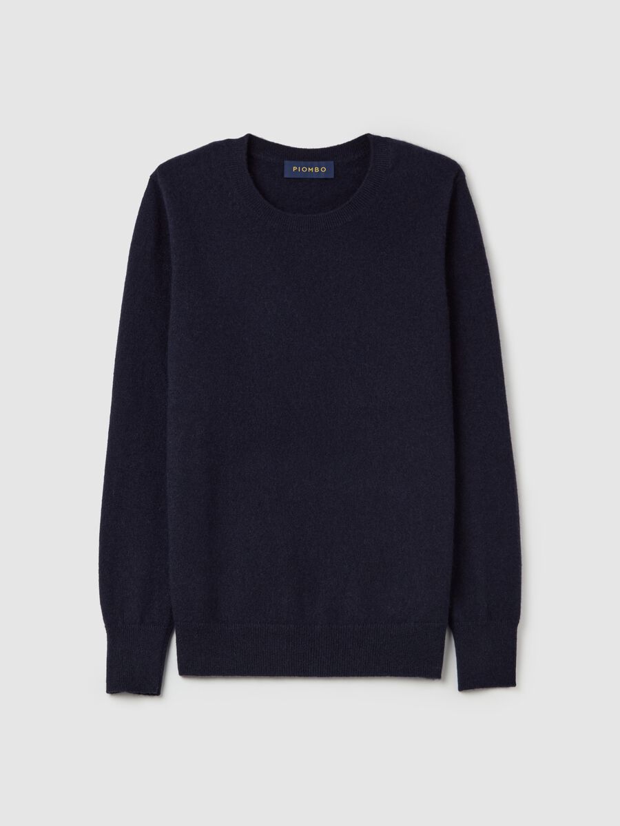 Pullover with round neck in cashmere_4