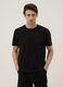 Black pure cotton short-sleeve regular fit T-shirt_2
