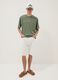 Green pure cotton short-sleeve T-shirt_1