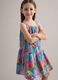 Abito multicolor in puro cotone con spalline_2
