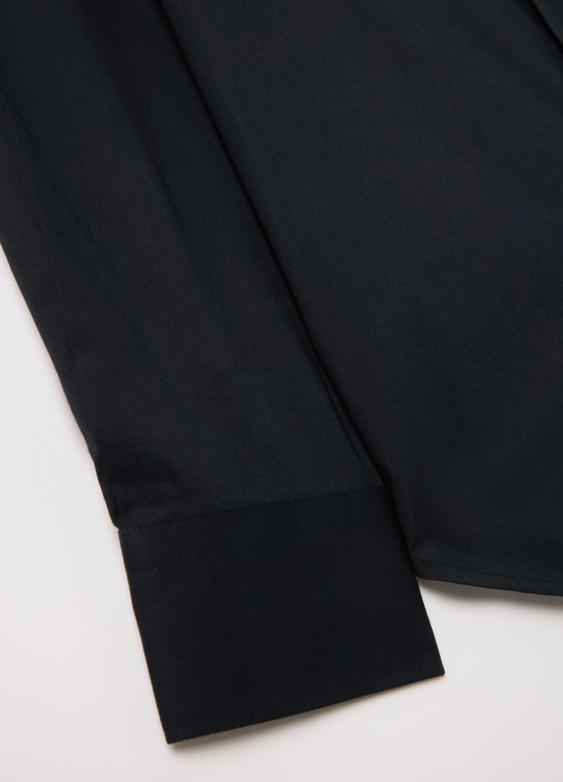 Camicia slim fit in cotone stretch