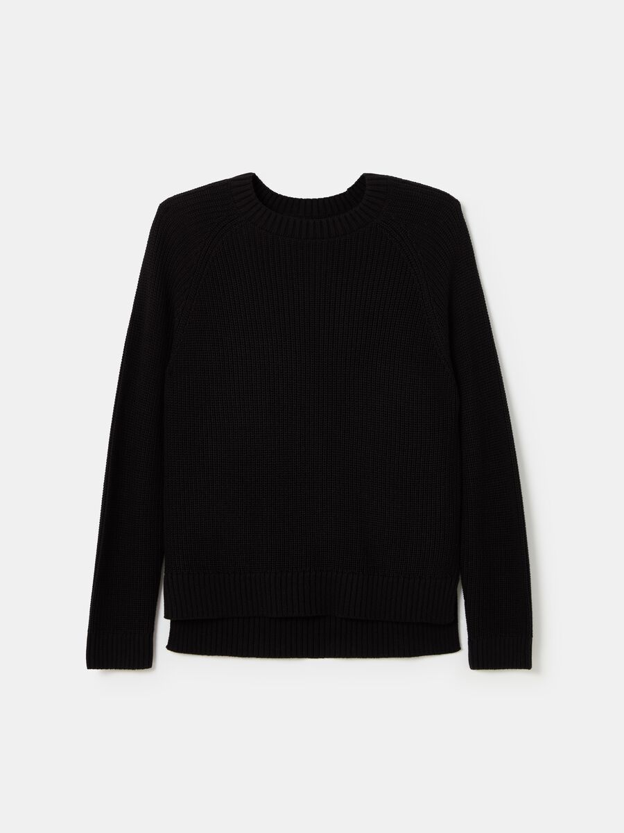 Ribbed pullover with raglan sleeves_3