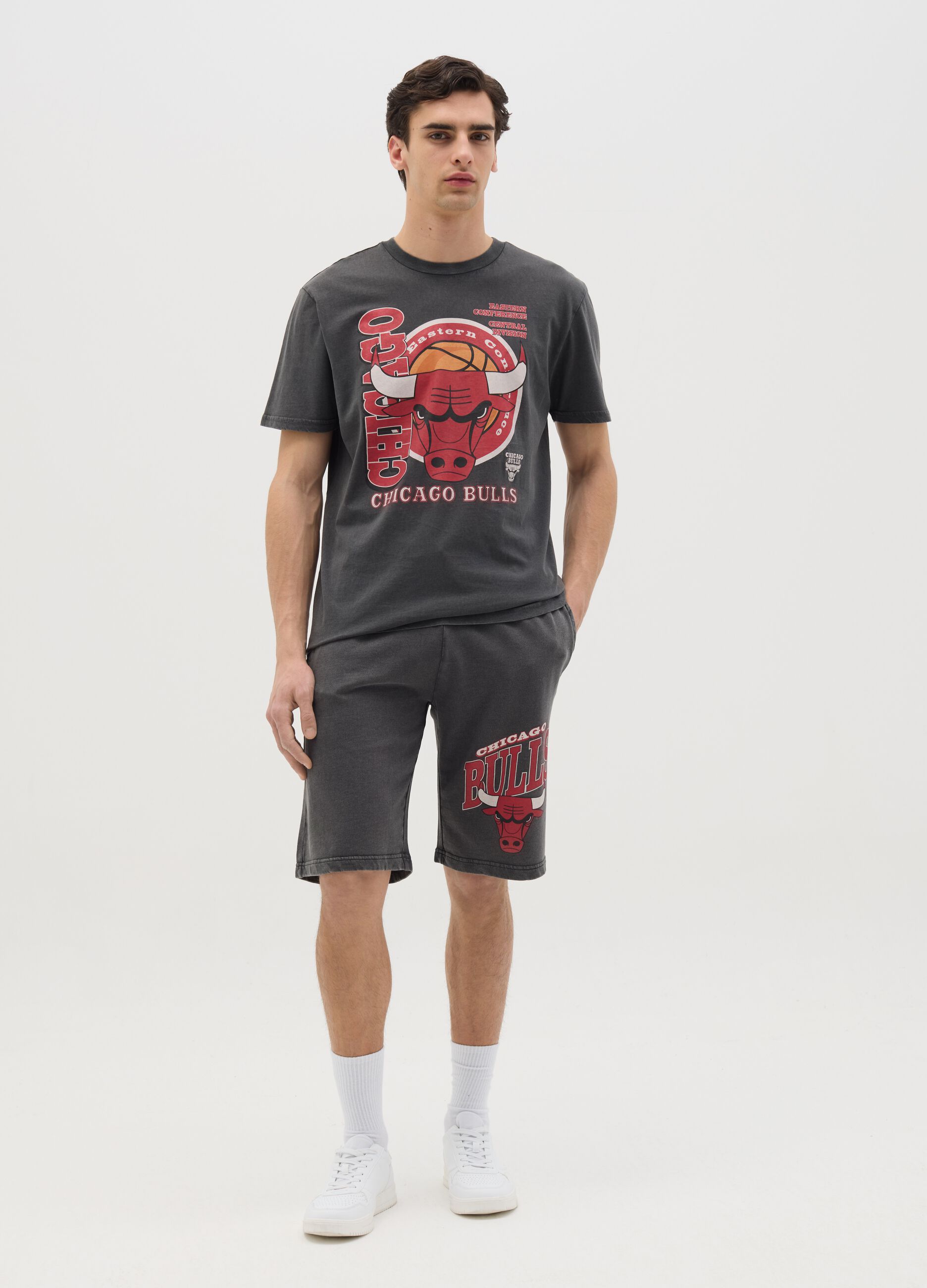 NBA Chicago Bulls Bermuda joggers in fleece