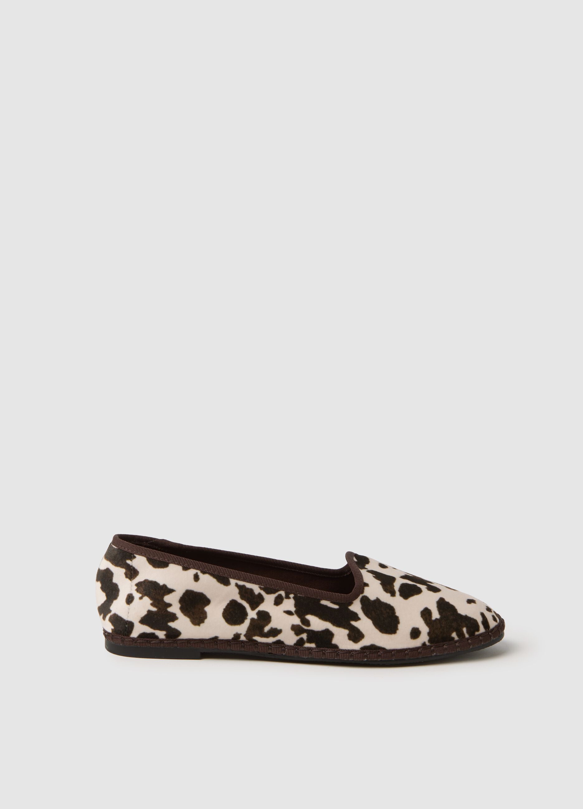Friulian shoes with animal print