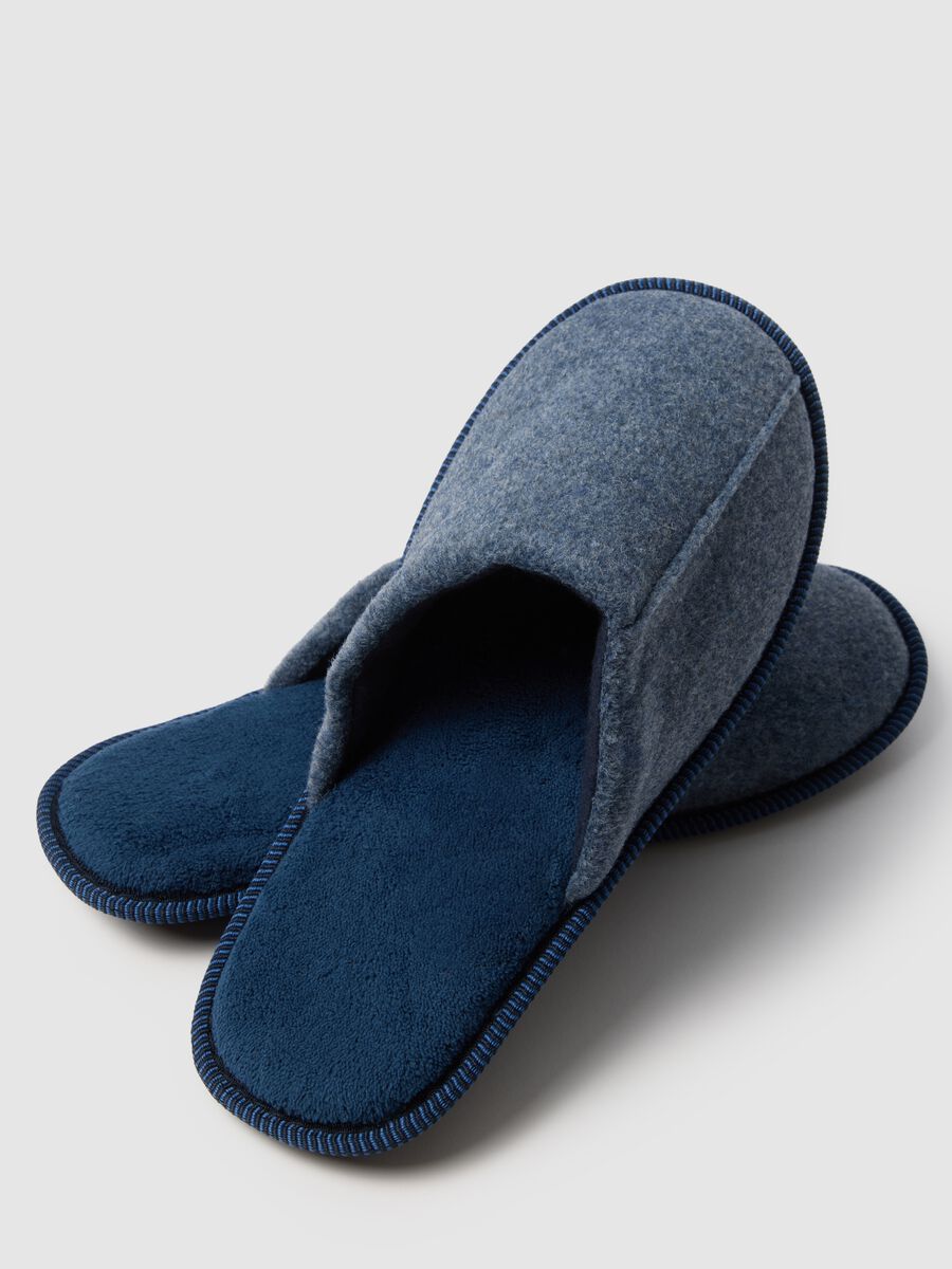 Pantofole blu con interno morbido_1