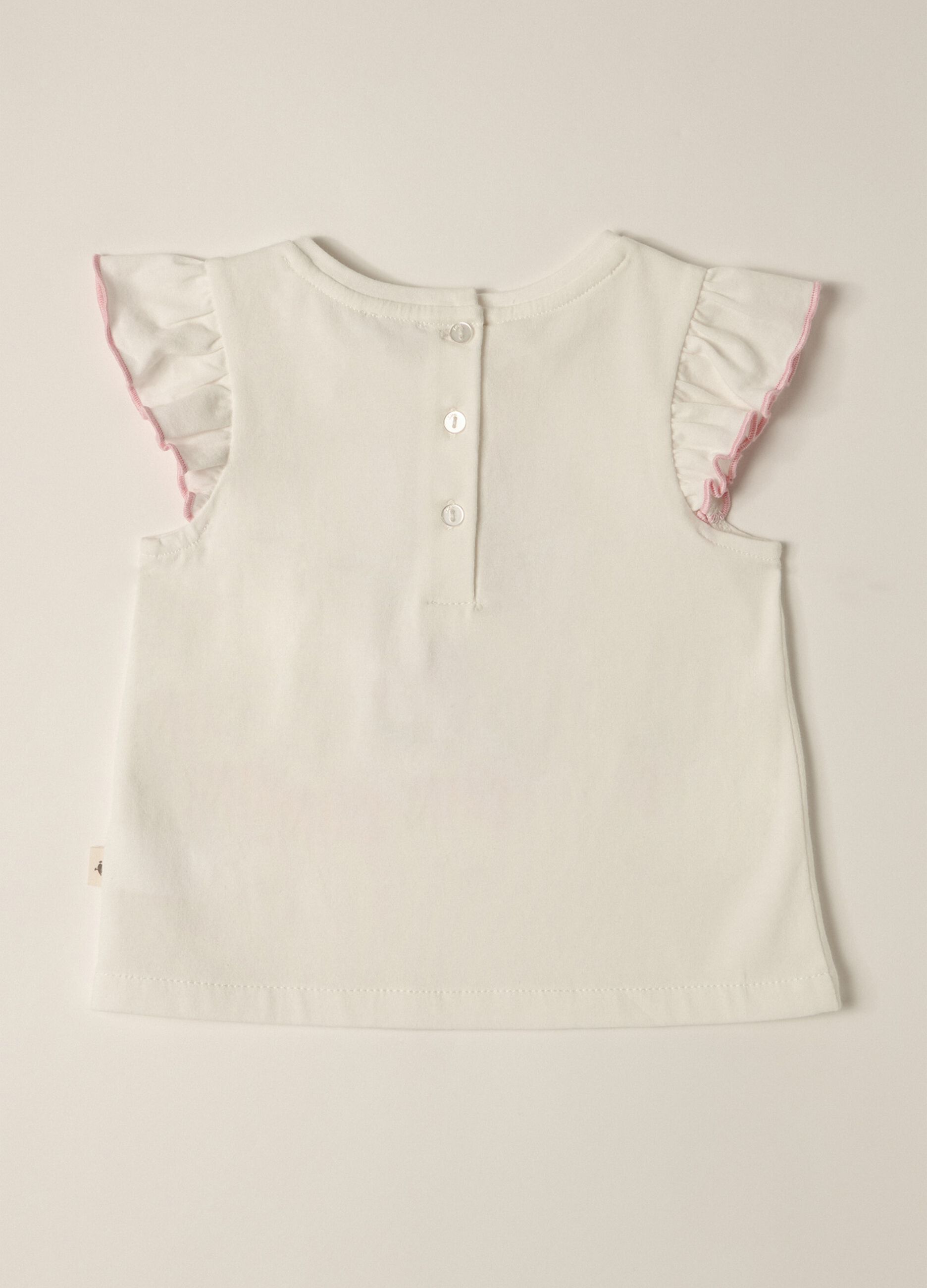 Baby Girl IANA Stretch Cotton Jersey T-shirt