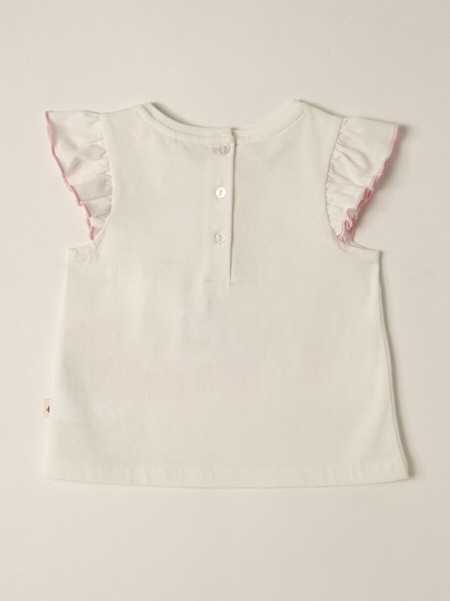 Baby Girl IANA Stretch Cotton Jersey T-shirt_1