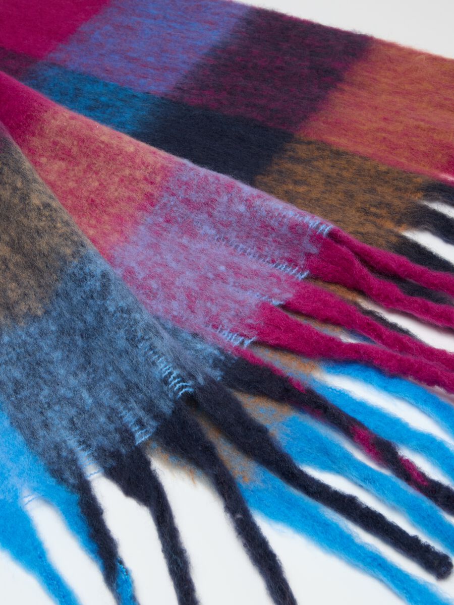 Sciarpa a quadri multicolor_3