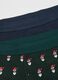 Multicolour Christmas boxer twin pack in stretch cotton regular fit_1