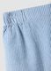 Regular-fit pure cotton shorts with yellow and white stripes_5