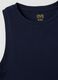Women's Pure Cotton Blue Tank Top_5