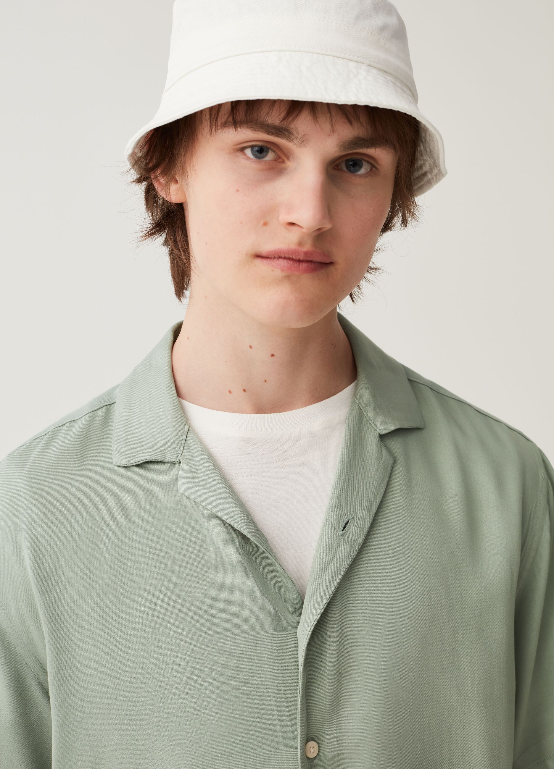 Camicia oversize in viscosa sostenibile Grand&Hills_1