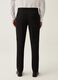 Black slim-fit trousers_2