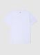 Men's pure cotton white T-shirt_4