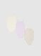 Multicolour pure cotton baby bodysuit tripack_1