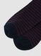 Three-pack of multicolour mid-calf socks in stretch organic cotton_1