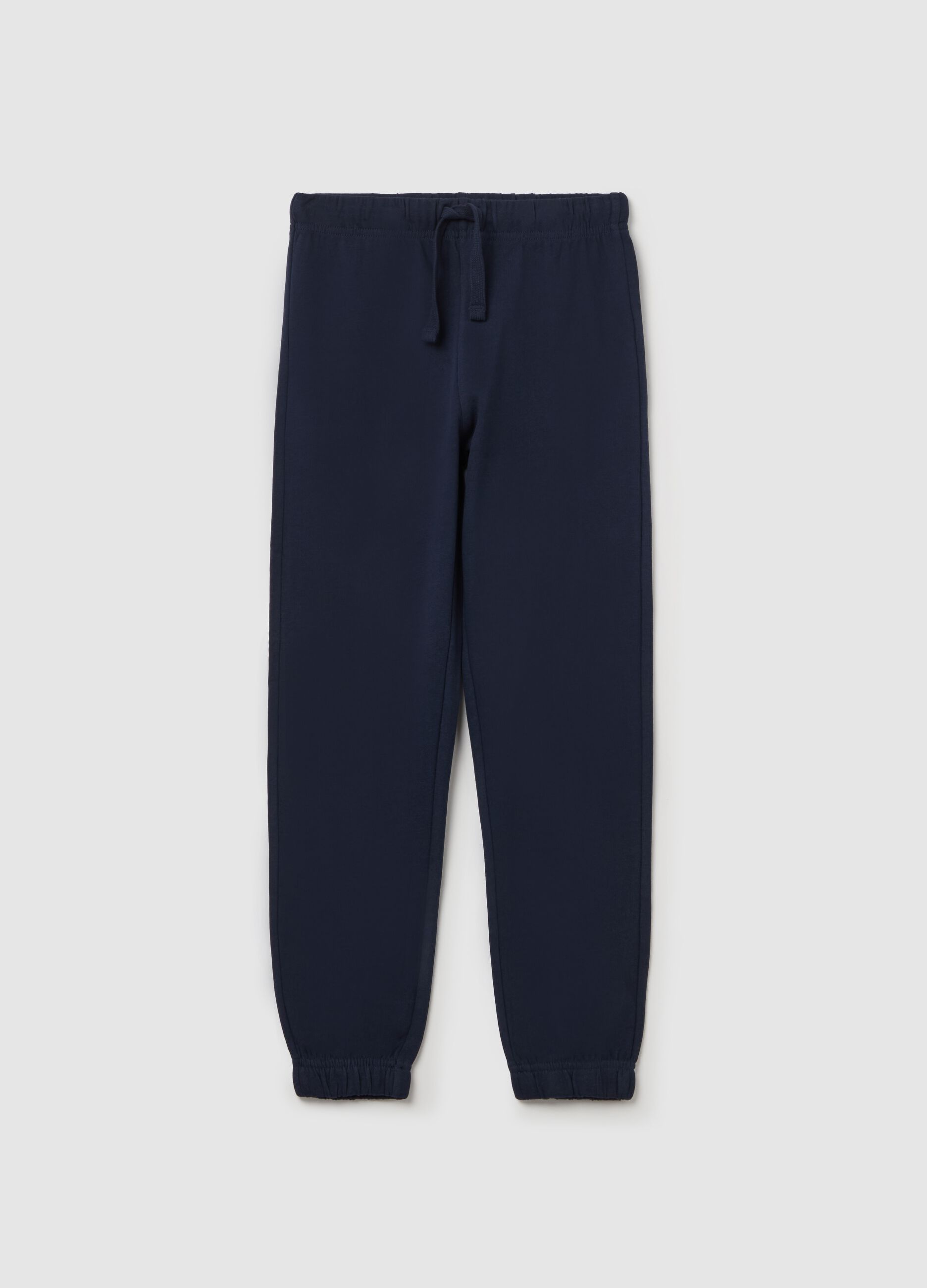 Joggers in cotone con coulisse 