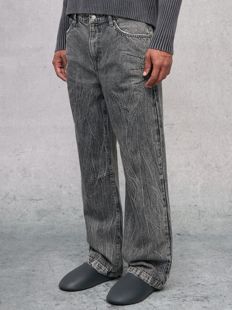Bootcut Denim Washed Grey_2