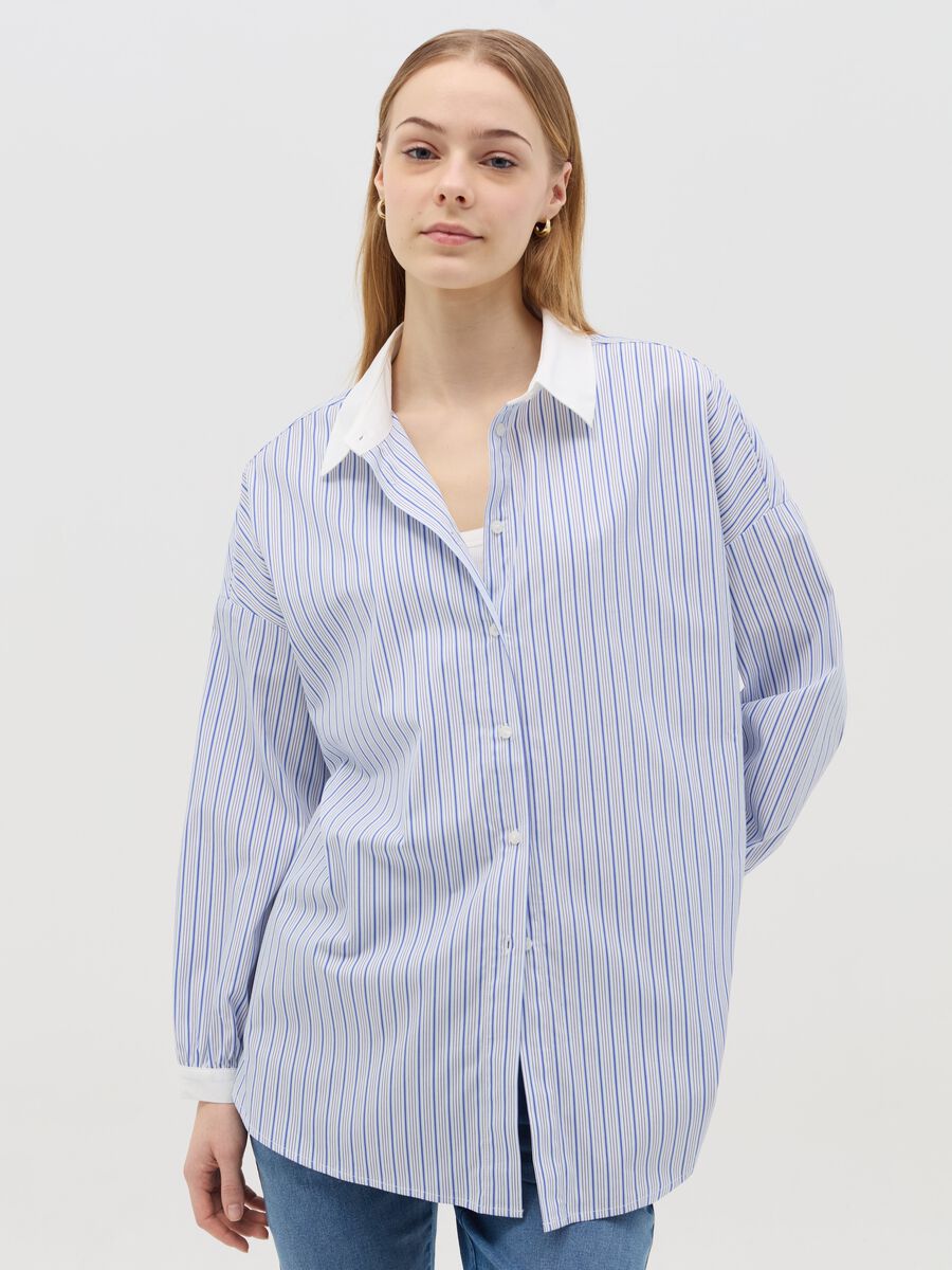 Striped maternity shirt_1