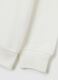 Kids' white pure cotton sweatshirt regular fit with print_3