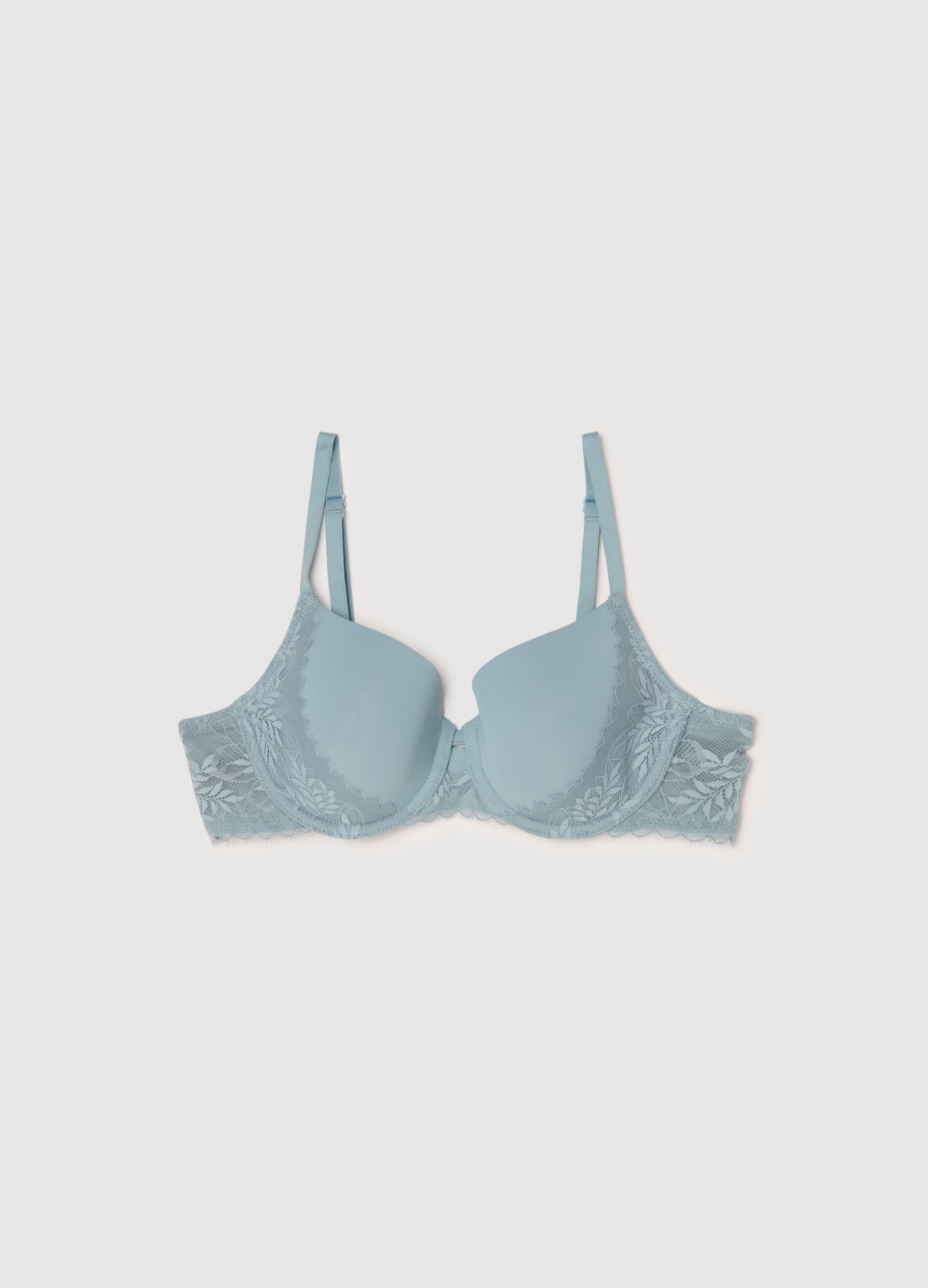 Reggiseno imbottito con pizzo