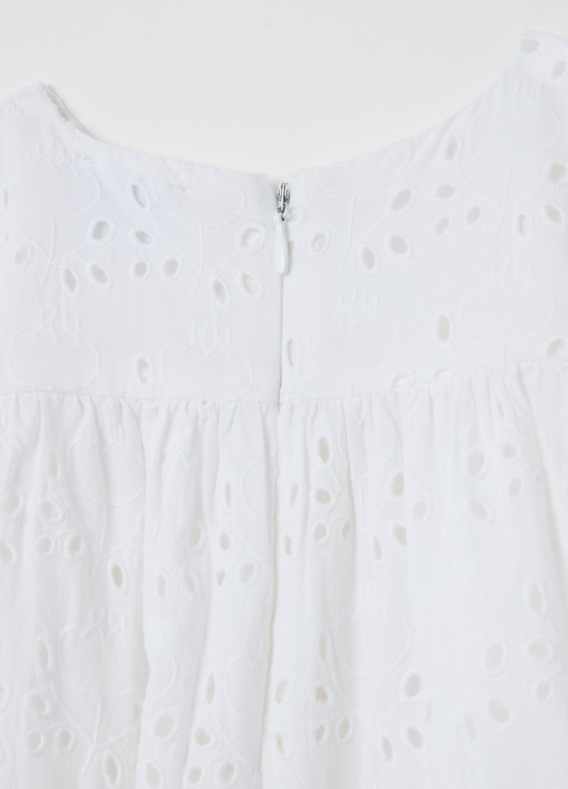 Cotton broderie anglaise dress