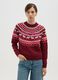 Multicolour Regular Fit Christmas Crew Neck Jumper_2