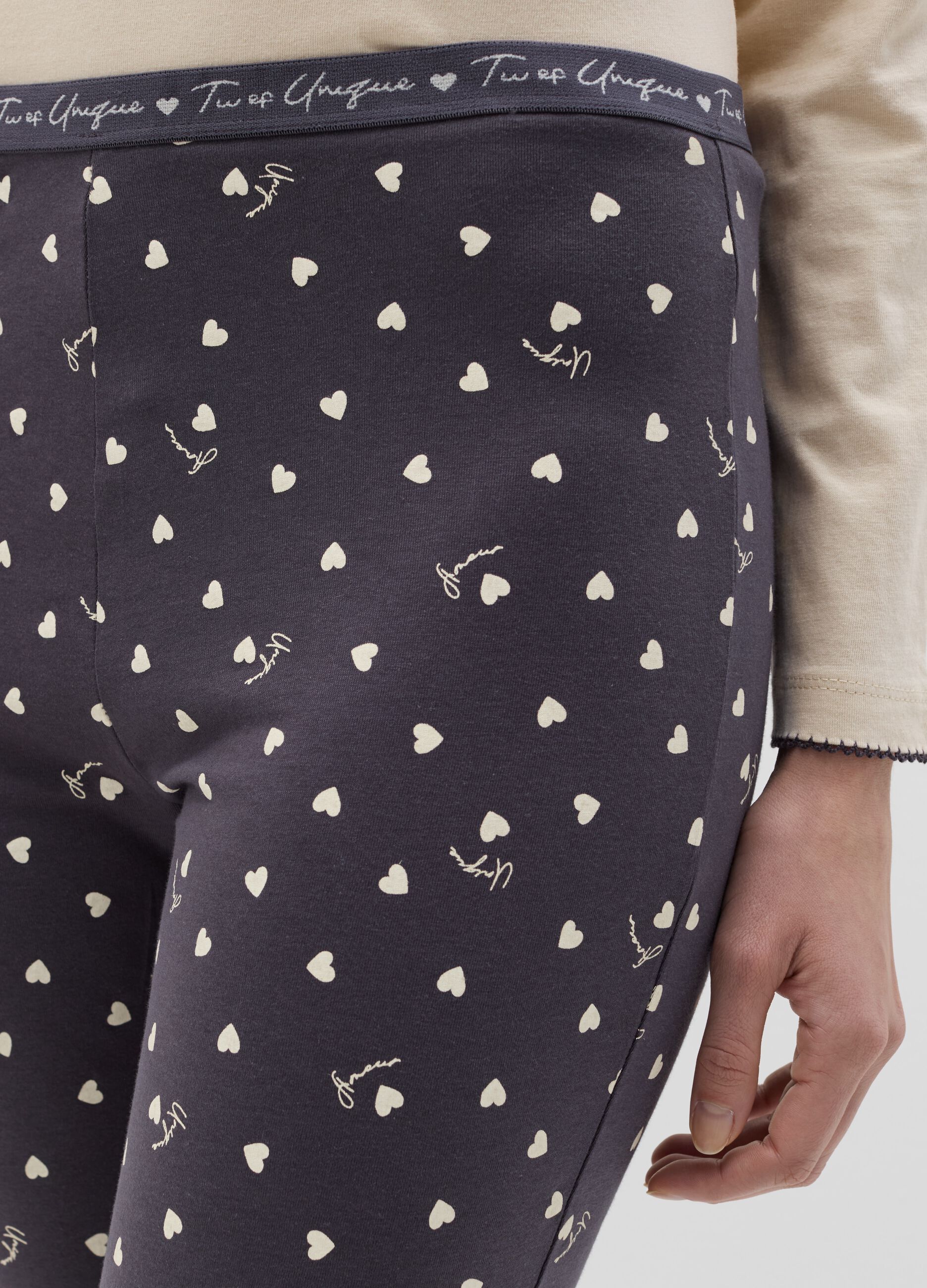 Pyjama trousers with all-over print