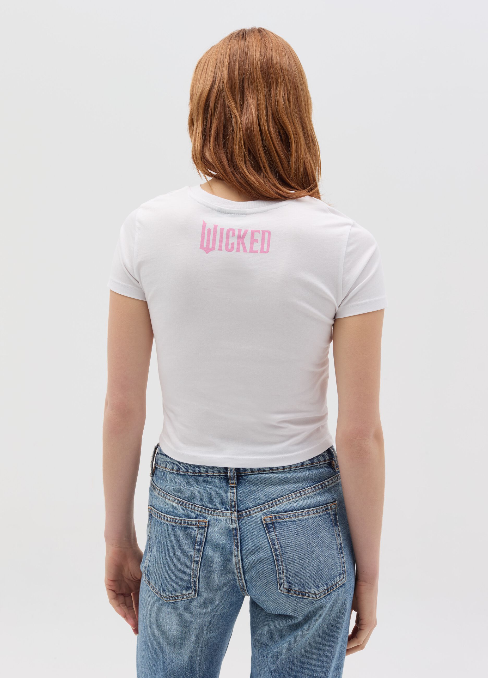Slim-fit T-shirt with Wicked print