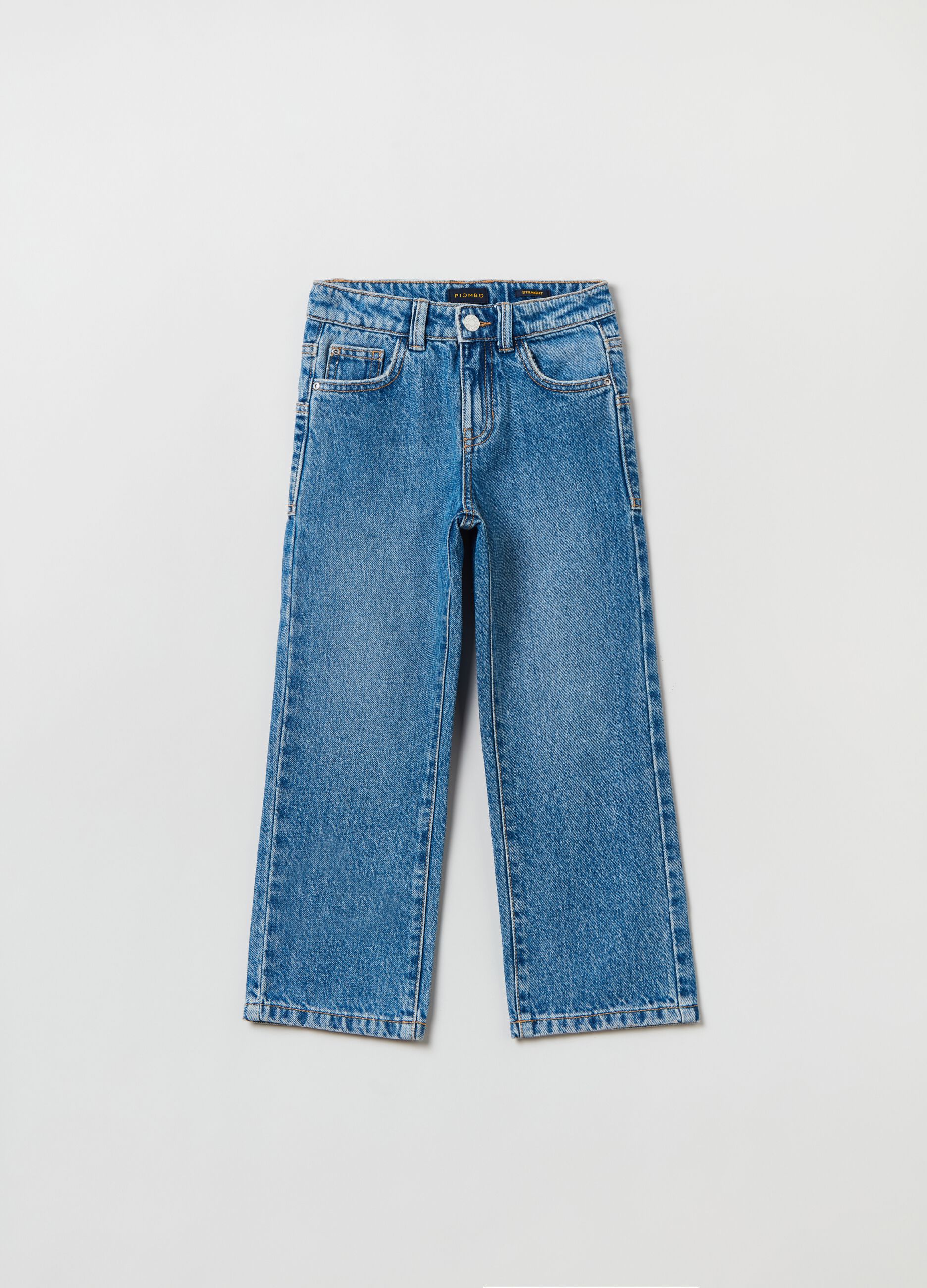 Jeans straight fit cinque tasche _0