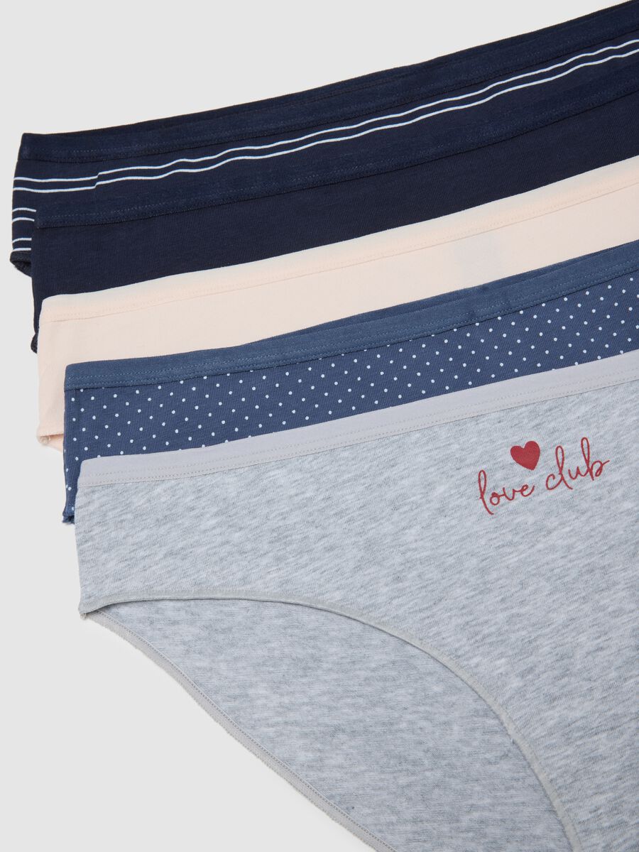 Multipack slip in cotone elasticizzato multicolor regular fit_5