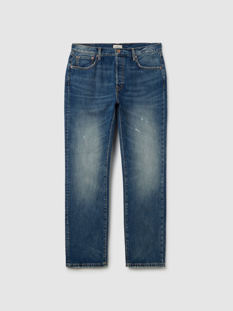 Jeans in puro cotone denim regular fit_4