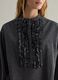 Contemporary blouse with fringed details_2