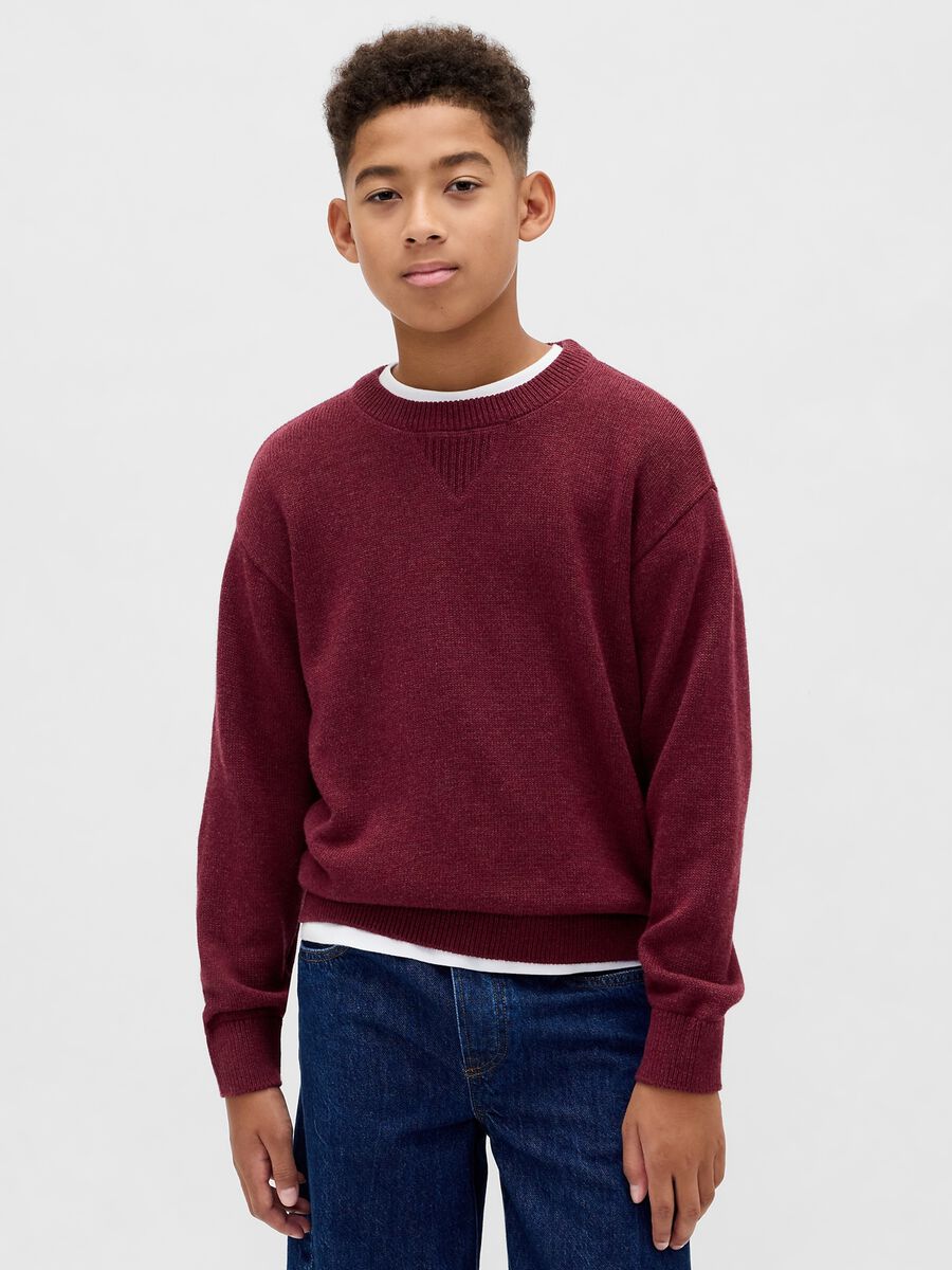 Red Cotton Sweater_0