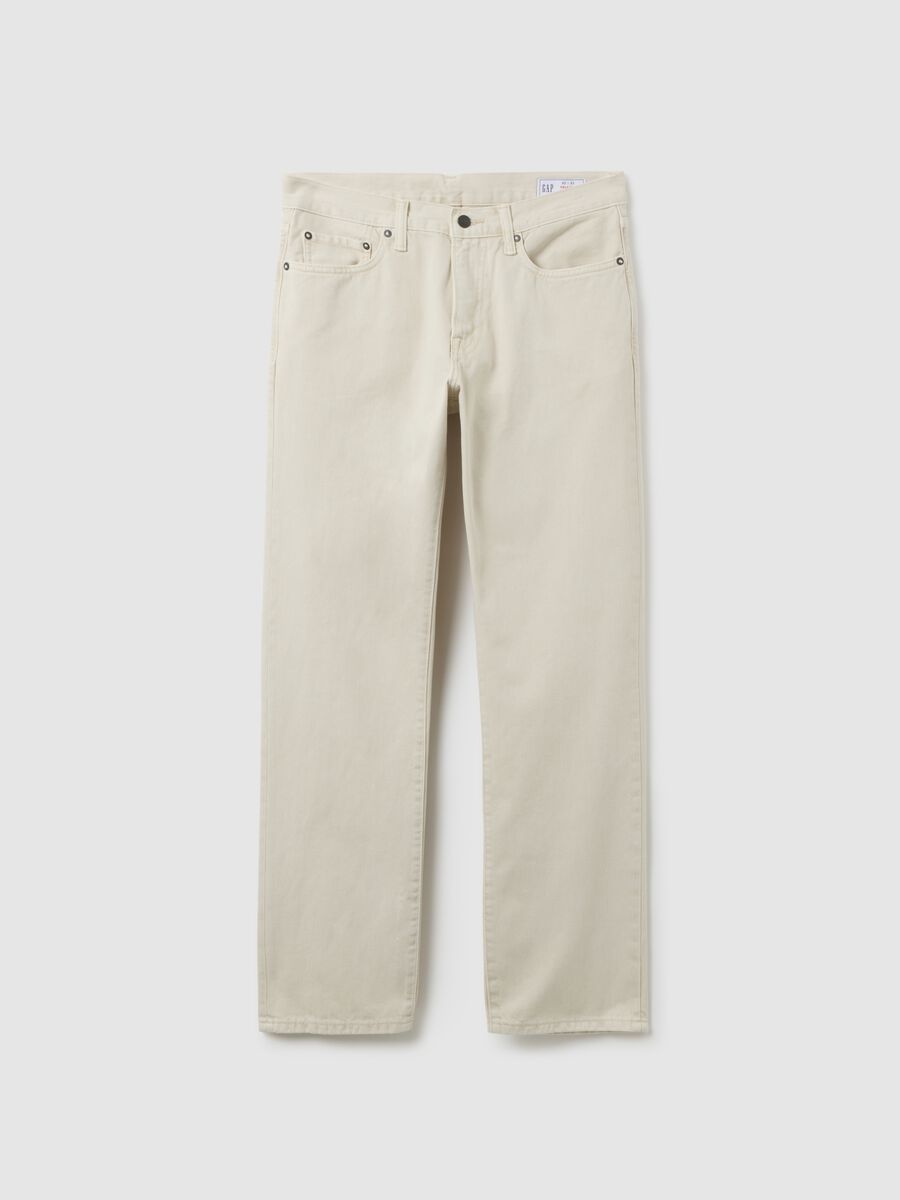 Denim trousers with five pockets_0