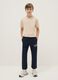 Boys' Blue Jogger Trousers in Pure Cotton Regular Fit_0