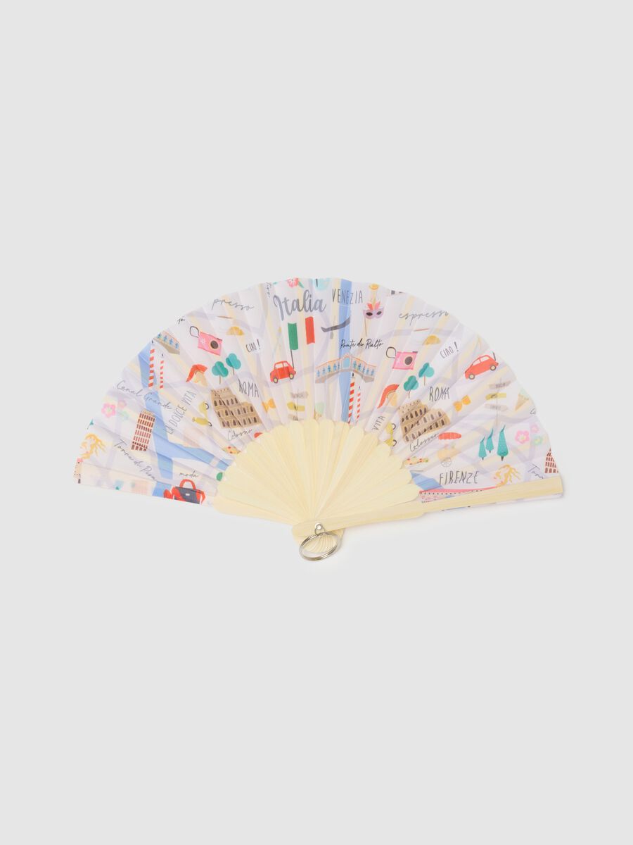 Multicolor Paper Fan_0