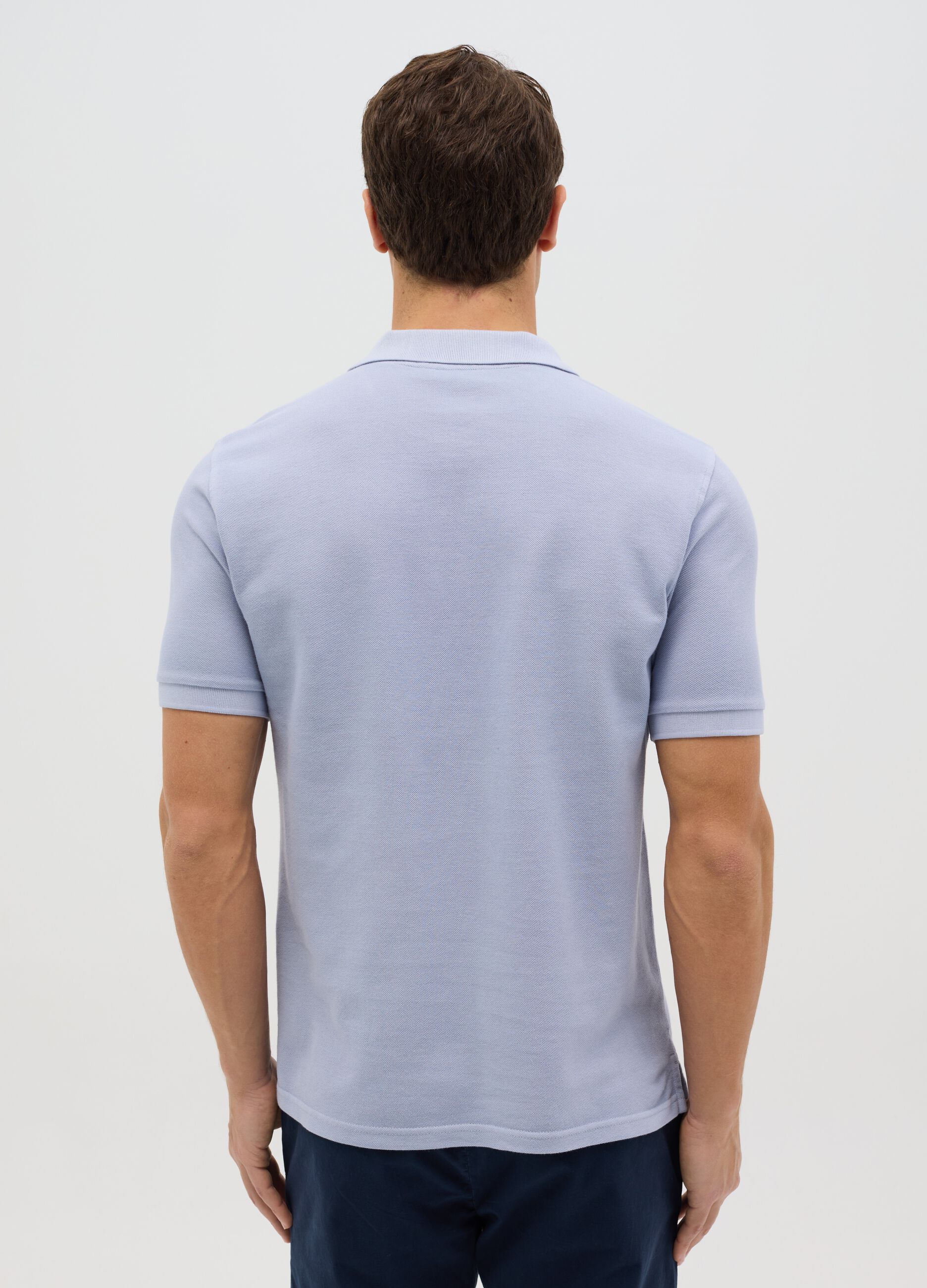 100% cotton piqué polo shirt