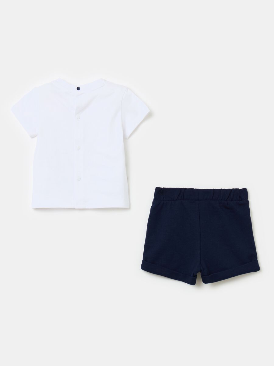 Set t-shirt e shorts in cotone bio_1