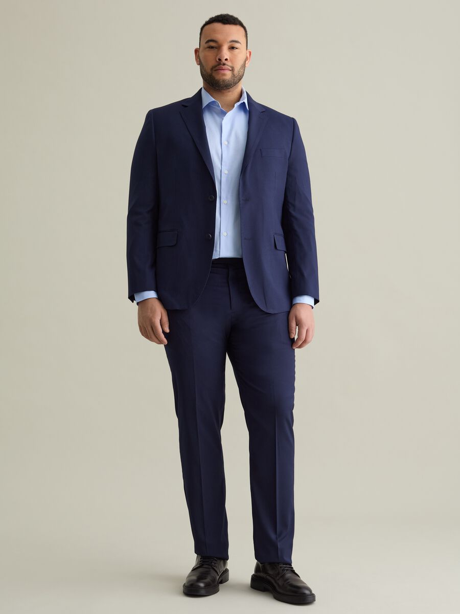 Regular-fit blazer in viscose blend_0