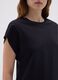Women's Black Pure Cotton T-shirt_3