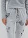Grey cotton pyjama with prints_3